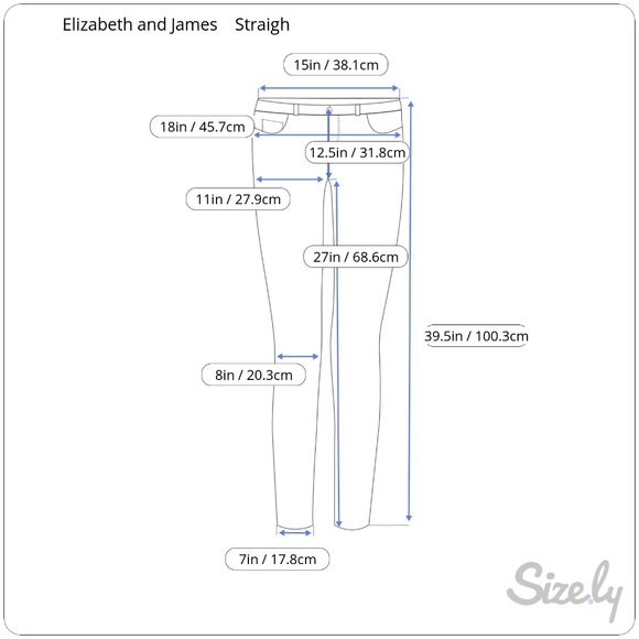 NWT Elizabeth and James High Rise Jeans - Picture 6 of 6